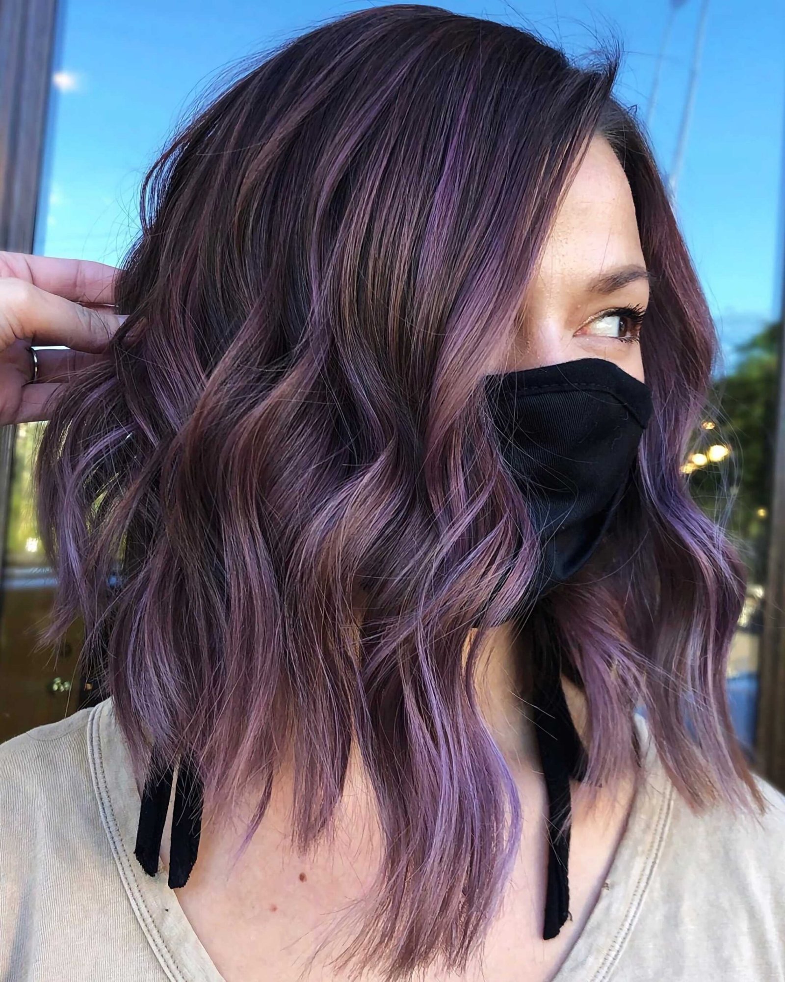 beautiful balayage hair color