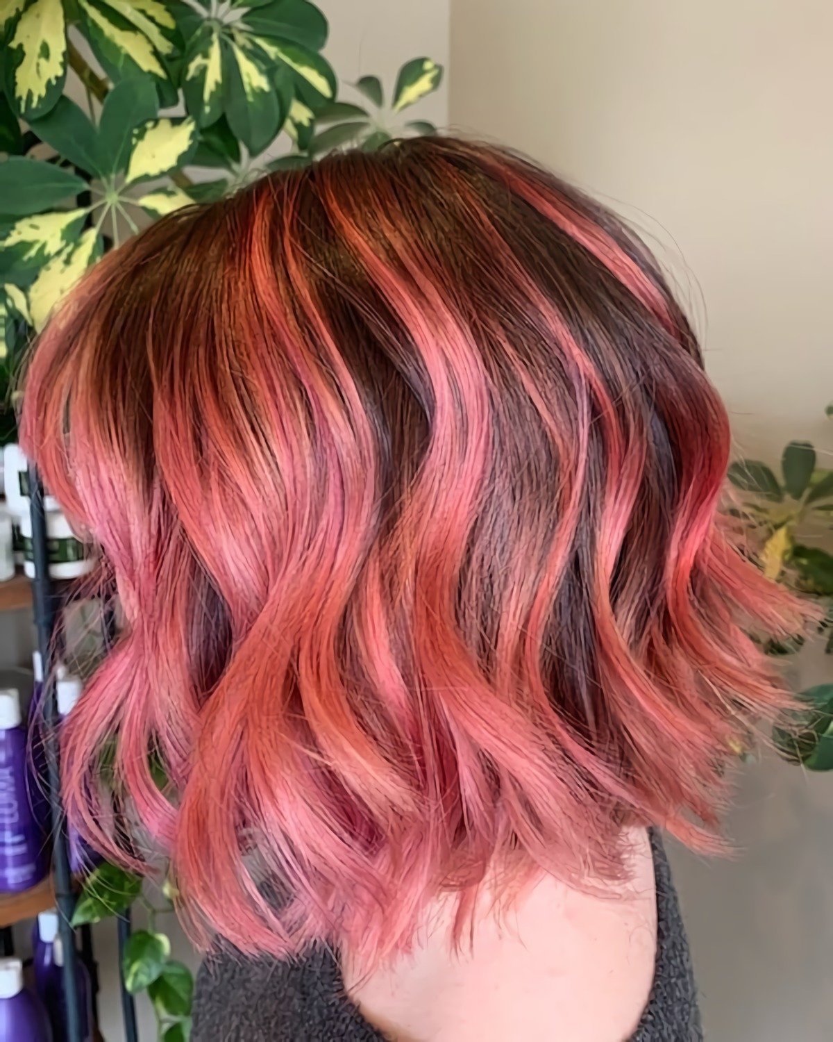 red balayage