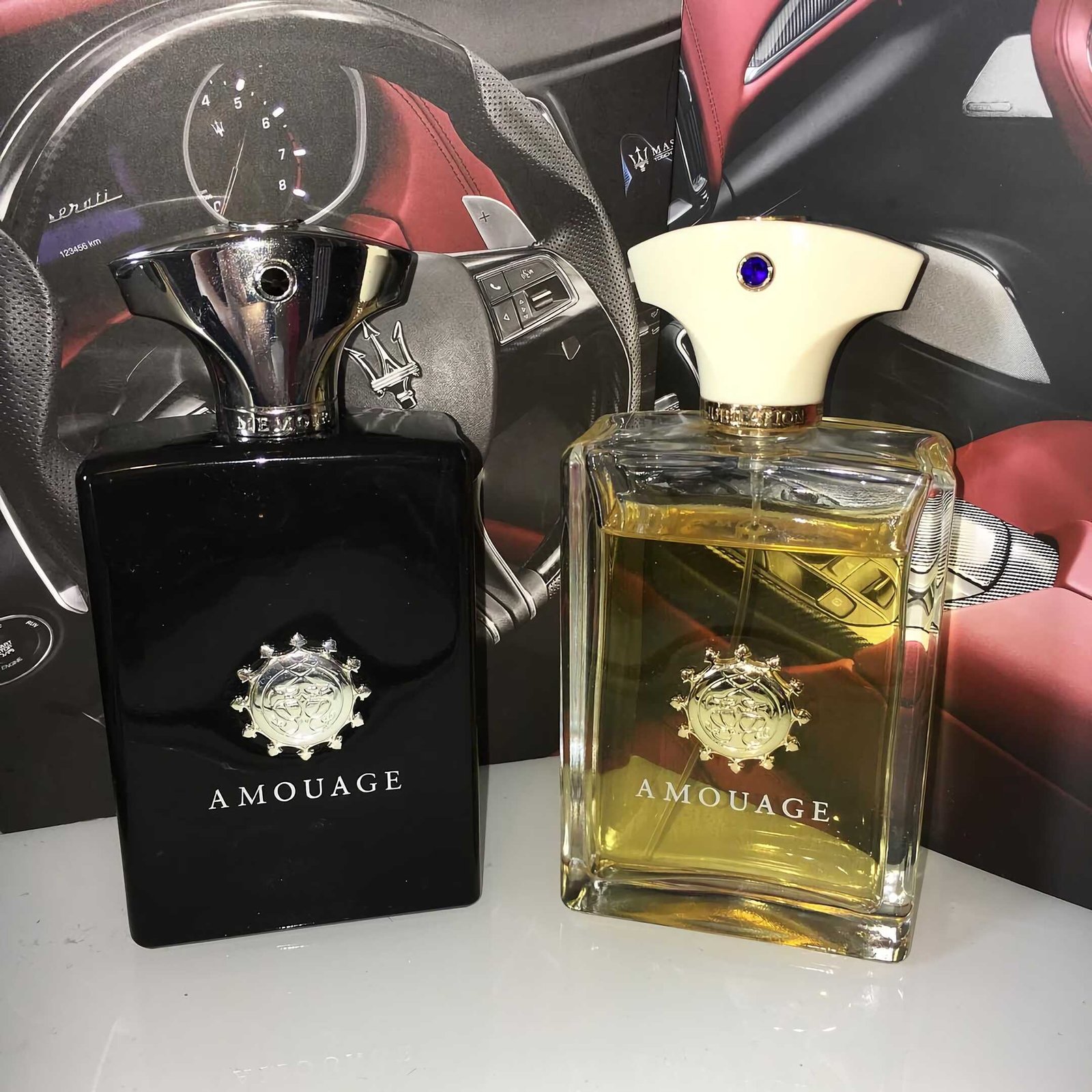 кожаный парфюм для мужчин Amouage Memoir Man