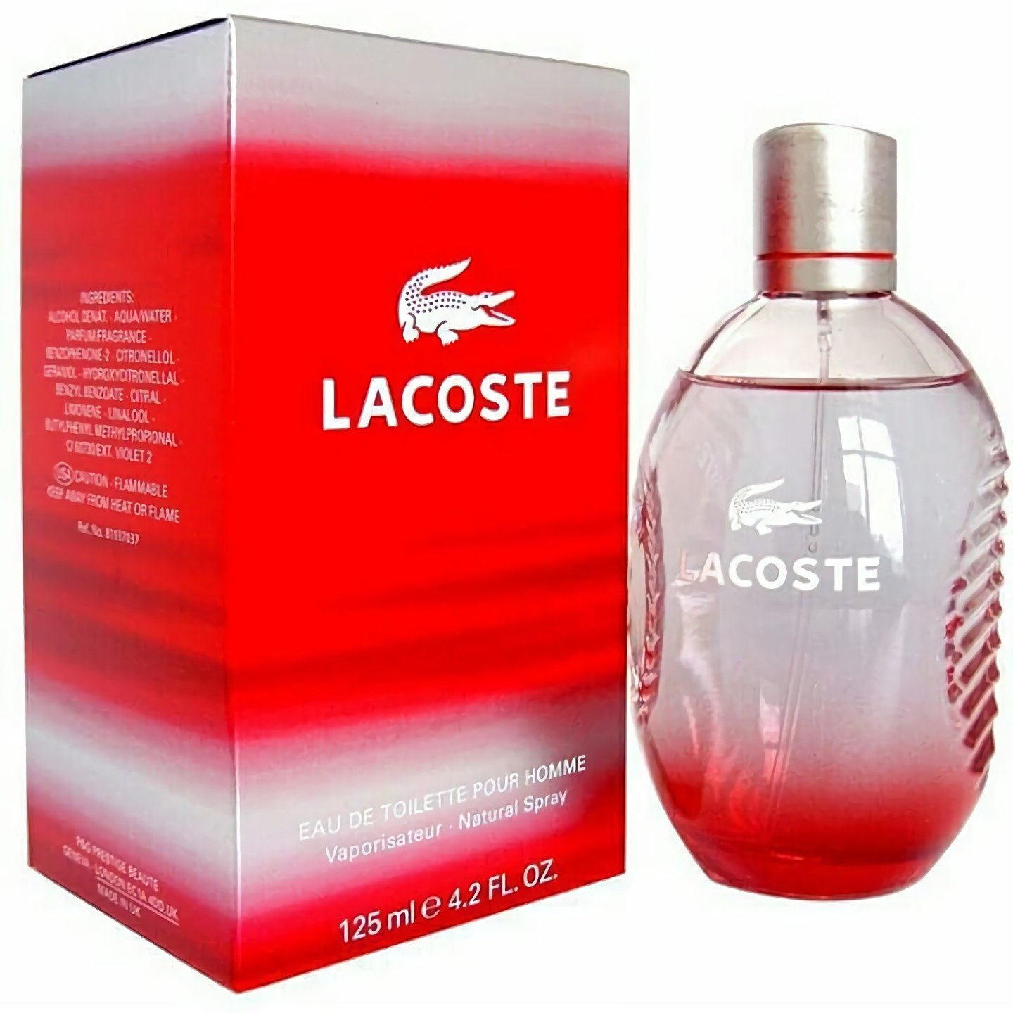 модные духи для мужчин Lacoste Red Style In Play