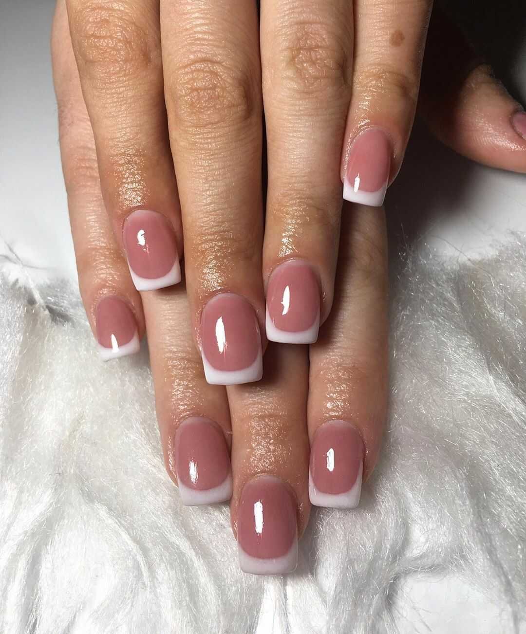 classic French manicure