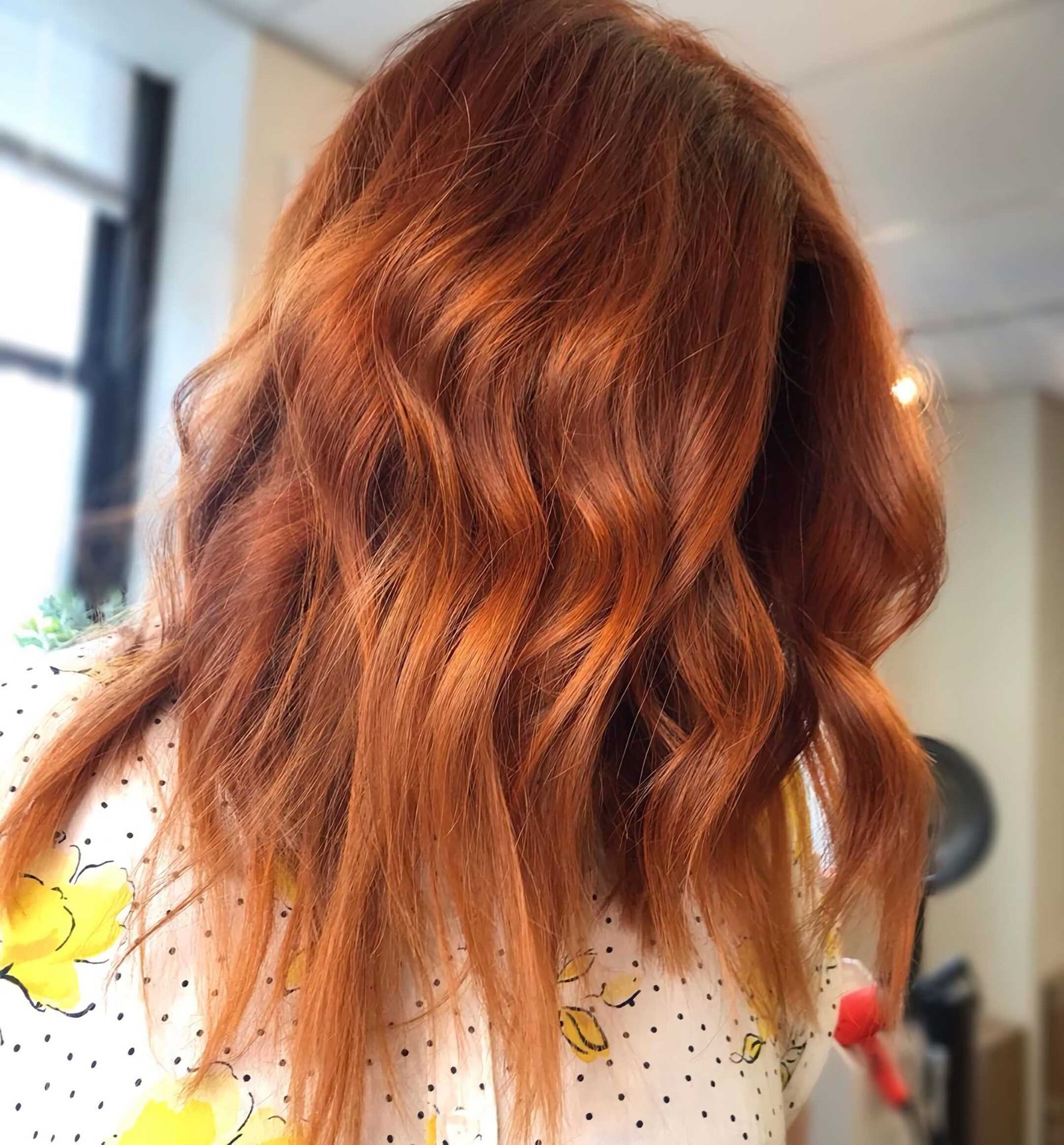 ginger balayage